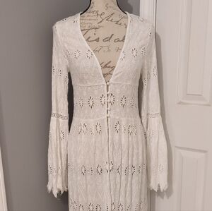 Free People Size Small Sweetwater Eyelet Dress Cover Up